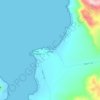Mapa topográfico Caleta Pan de Azúcar, altitude, relevo