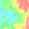Mapa topográfico Tayacucho, altitude, relevo