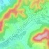 Mapa topográfico Mengoutte, altitude, relevo