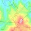 Mapa topográfico Lorega, altitude, relevo