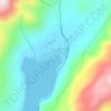 Mapa topográfico Puyuhuapi, altitude, relevo