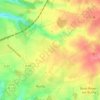 Mapa topográfico La Fresnaye, altitude, relevo