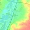 Mapa topográfico Offord Darcy, altitude, relevo