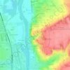 Mapa topográfico La Sablière, altitude, relevo