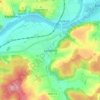 Mapa topográfico Lengfeld, altitude, relevo