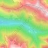 Mapa topográfico Sant Joan de Toran, altitude, relevo