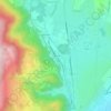 Mapa topográfico Le Villaret, altitude, relevo