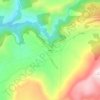 Mapa topográfico Losilla, altitude, relevo