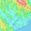 Mapa topográfico Caramagnetta, altitude, relevo