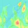Mapa topográfico North Fair Haven, altitude, relevo