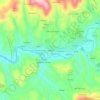 Mapa topográfico Soutelã, altitude, relevo