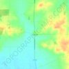 Mapa topográfico Sacramento, altitude, relevo