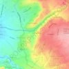 Mapa topográfico Chuca, altitude, relevo