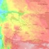Mapa topográfico Cavinti, altitude, relevo