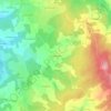 Mapa topográfico Fonsoumagne, altitude, relevo