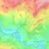 Mapa topográfico Gunnerton, altitude, relevo