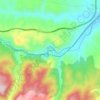 Mapa topográfico Somaén, altitude, relevo