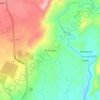 Mapa topográfico Manlungay, altitude, relevo