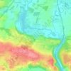 Mapa topográfico Pont-Réan (Guichen), altitude, relevo