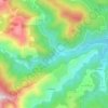 Mapa topográfico Le Tech, altitude, relevo