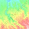 Mapa topográfico Perk. Tambunan, altitude, relevo