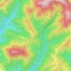 Mapa topográfico Scale / Skale, altitude, relevo
