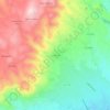Mapa topográfico Los Morales, altitude, relevo