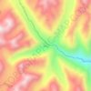 Mapa topográfico Casca, altitude, relevo