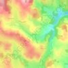 Mapa topográfico Rimeizenc, altitude, relevo