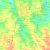 Mapa topográfico Lanorven, altitude, relevo