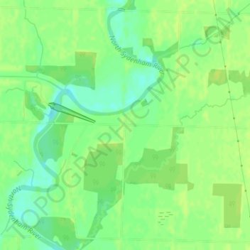 Mapa topográfico Duthill, altitude, relevo