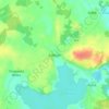 Mapa topográfico Kallenau, altitude, relevo