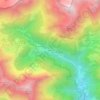Mapa topográfico Sponda, altitude, relevo