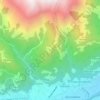 Mapa topográfico Gardetta, altitude, relevo