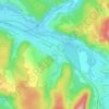 Mapa topográfico Le Voyen, altitude, relevo