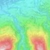 Mapa topográfico Rive di Villa, altitude, relevo