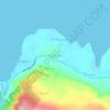 Mapa topográfico Meidogda, altitude, relevo