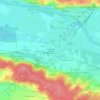 Mapa topográfico Les Grandes Vignes, altitude, relevo