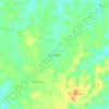 Mapa topográfico Babakan, altitude, relevo