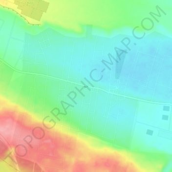 Mapa topográfico Jaww, altitude, relevo