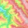 Mapa topográfico Ferreiras, altitude, relevo
