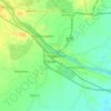Mapa topográfico Tirupuvanam, altitude, relevo
