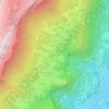 Mapa topográfico Le Guillot Bas, altitude, relevo