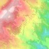 Mapa topográfico Estalane, altitude, relevo