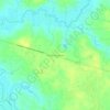 Mapa topográfico Lennon Crossroads, altitude, relevo