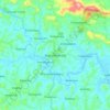 Mapa topográfico Mananthavady, altitude, relevo