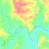 Mapa topográfico Nunguni, altitude, relevo