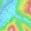 Mapa topográfico La sega, altitude, relevo