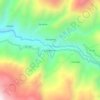 Mapa topográfico Calcabamba, altitude, relevo