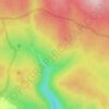 Mapa topográfico Los Moretes, altitude, relevo